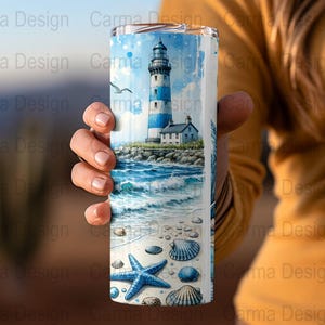 Costal Beach Ocean PNG-sublimatieontwerp instant digitale download, schattige graphics, 20oz bekerontwerp, vakantie, png afbeelding 4