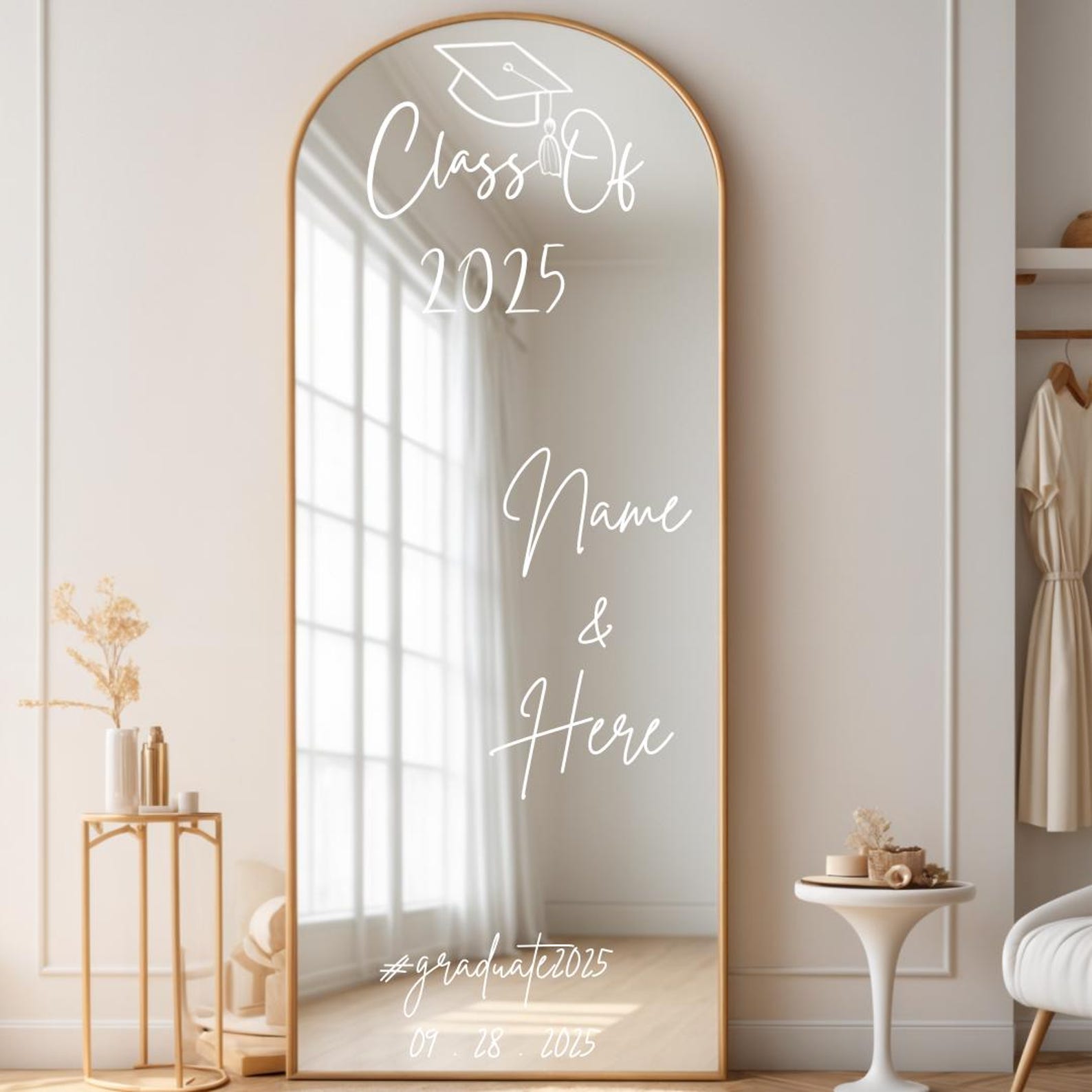 Graduation Sign Decals, Graduation Decor, Custom Text Decal for ...