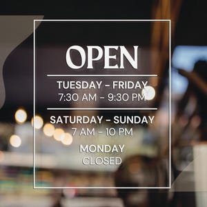 Customizable Window Decal / Your Company Name or Logo Storefront Vinyl Sticker Window Door Lettering