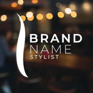 Customizable Window Decal / Your Company Name or Logo Storefront Vinyl Sticker Window Door Lettering / QR CODE
