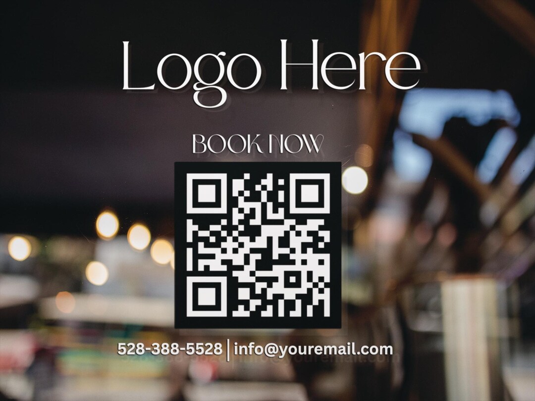 Customizable Window Decal / Your Company Name or Logo Storefront Vinyl ...