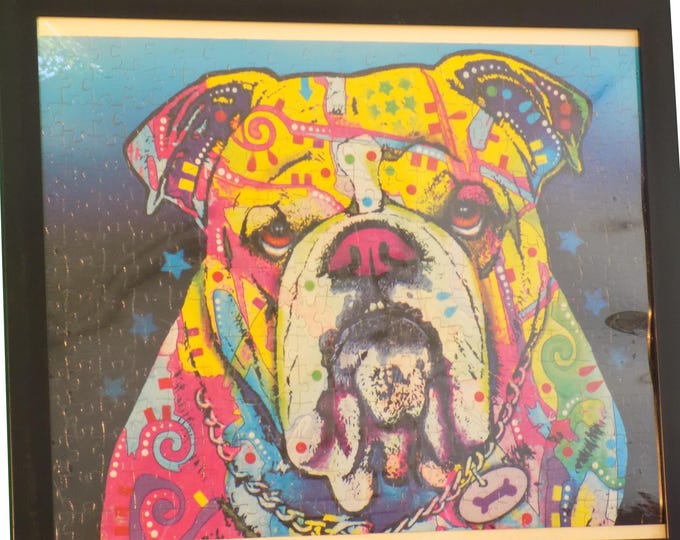 Get "What are you Looking At?" The fully assembled, mounted and Framed 500 piece Puzzle will light up any room or decor.  You will Love it.