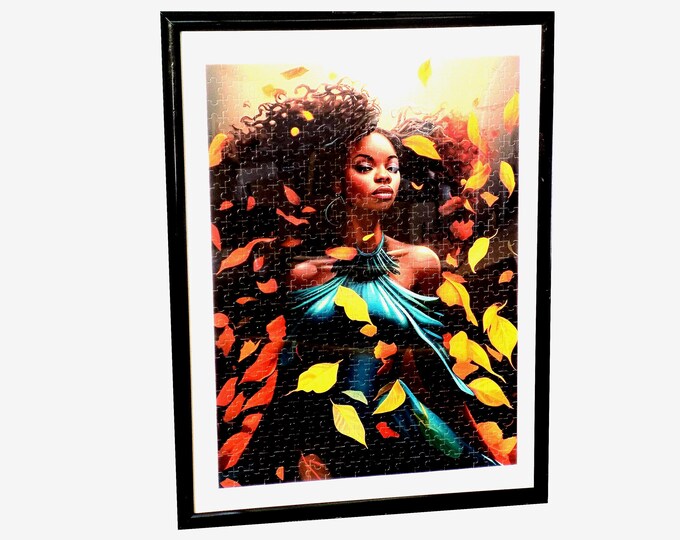 Pictures, Framed Pictures, Framed Puzzles, Afro Portraits, African portraits, Afro American Puzzles, Framed African Puzzles, Black Images