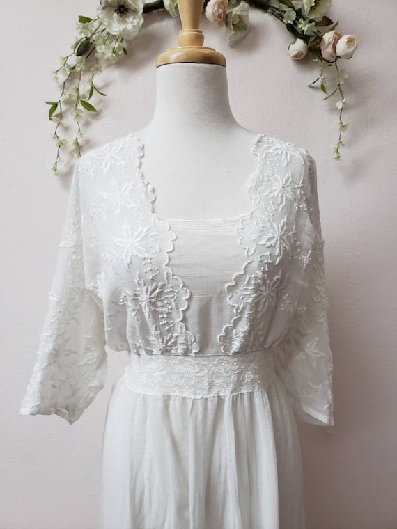Lg.Edwardian day dress bridal gown wedding gown b… - image 1