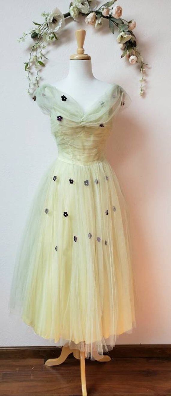 50s tulle dress