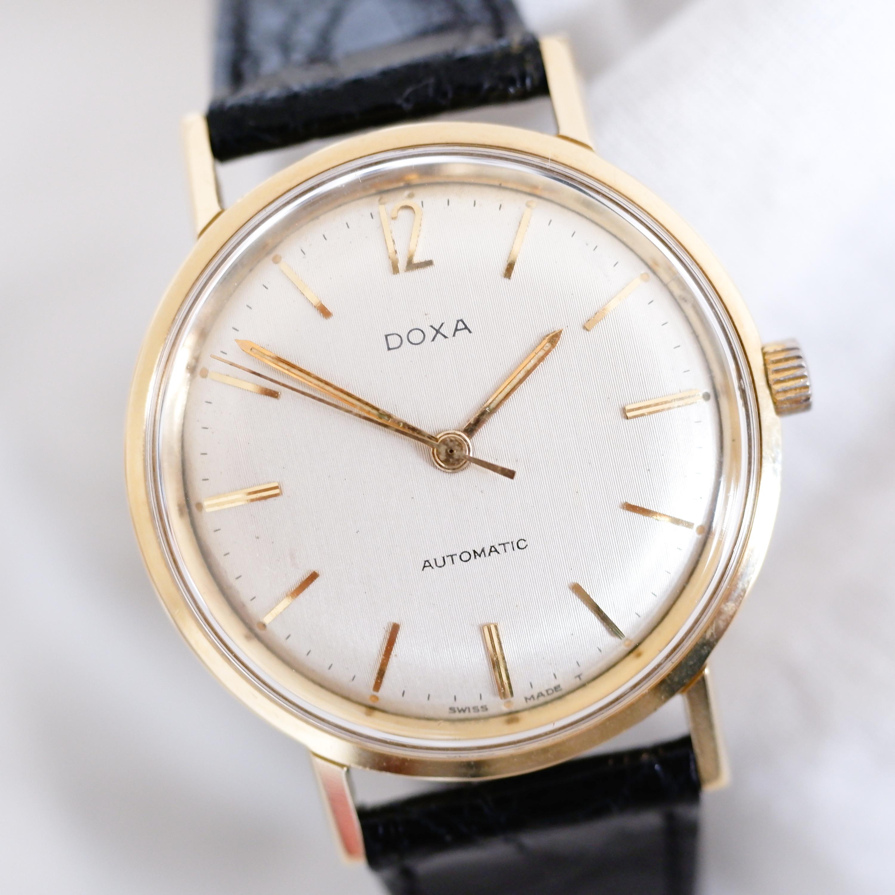 Doxa 18kt Solid Gold Vintage Watch Women Swiss Made