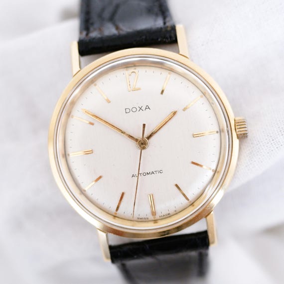 Doxa Ladies Watch Gold Plated‎ Vintage Mechanical 17MM 6.75\