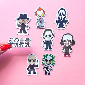 Halloween Monster Stickers, laptop sticker, laptop decal, tumbler sticker, planner sticker, car decal, water bottle decal 21HLWN