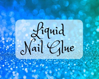Strong Press On Nail Glue | Liquid Glue Adhesive for Fake Nails | Nail Repair and DIY Glue