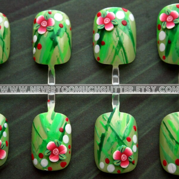 Japanese Nail Art- Glimpse of Spring