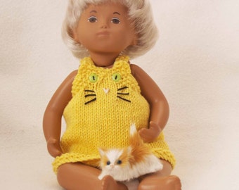 Sasha Baby 12" Doll Sundress and Panties Knitting Pattern