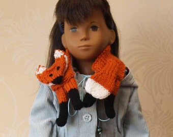 Sasha AG MSD Doll Fox Scarf Knitting Pattern