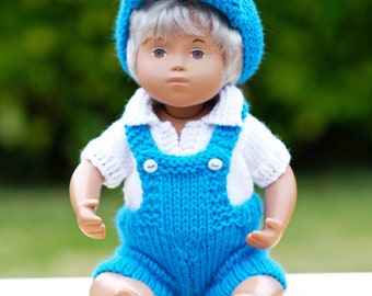 Sasha 12" 13" Baby - Baby Boy 3 Piece Shorts Outfit Knitting Pattern