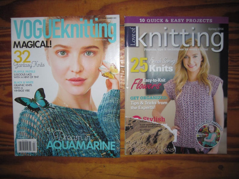 Vogue Knitting And Love Of Knitting Magazines Free Us Shipping Vogue Knitting And Love Of Knitting Magazines Free Us Shipping