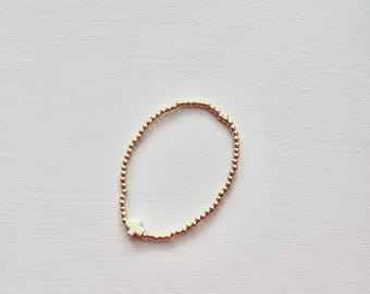 Classic Gold Cross Bracelet
