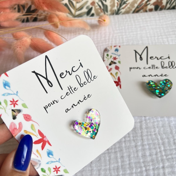 Pin to personalize with the heart of your choice - Thank you Teacher Master Atsem Nanny