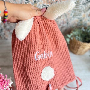 Sac avec lien BRODÉ à personnaliser avec le prénom de votre choix