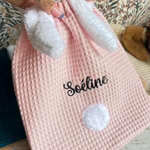 Sac avec lien BRODÉ à personnaliser avec le prénom de votre choix