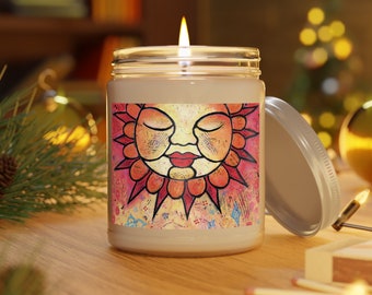 Summer Sunshine Soy Candle Birthday Gift for Wife Friend