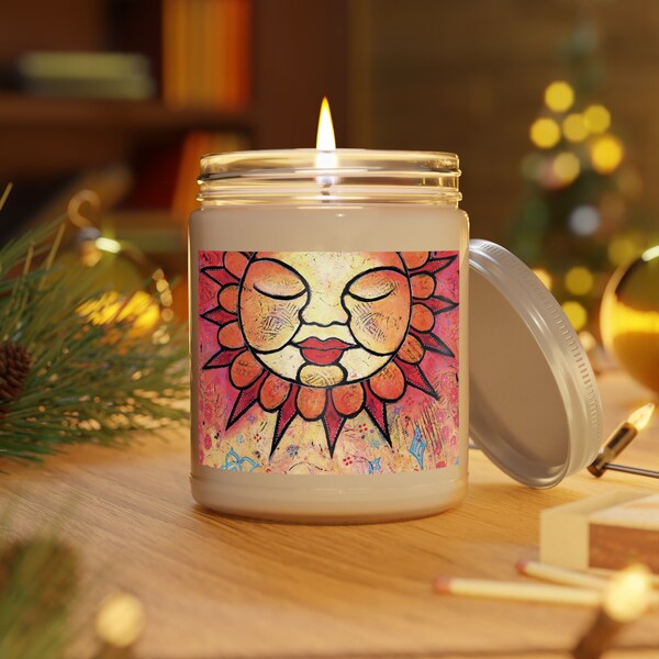 Summer Sunshine Soy Candle Birthday Gift for Wife Friend