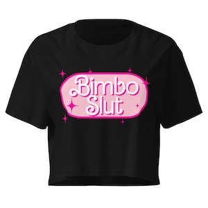 Women’s Bimbo Slut Crop Top
