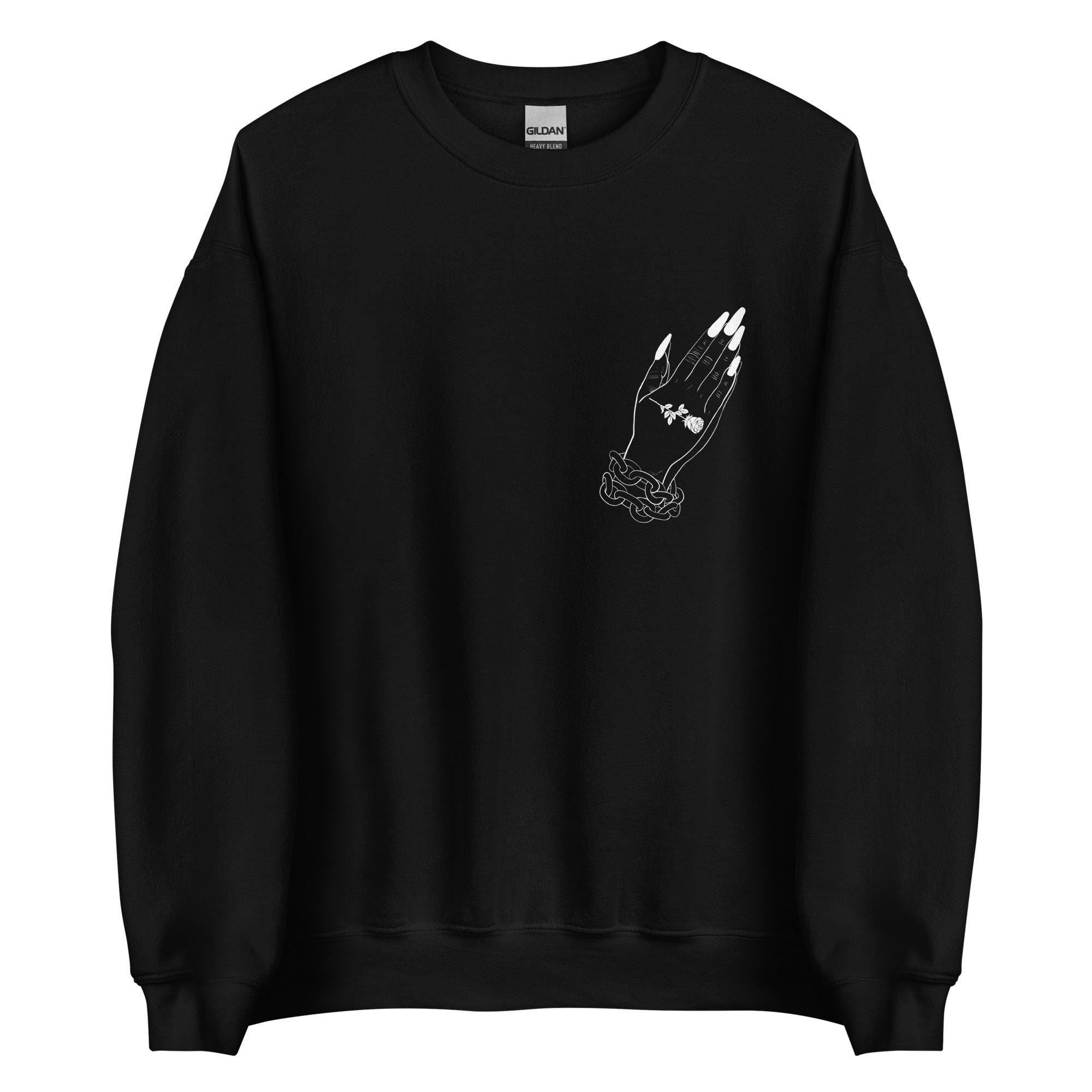Praying Hands Sweatshirt - Etsy