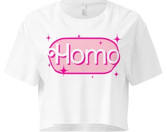 Homo Crop Top, Gay Pride Shirt, Funny Gay Tees, Homosexual Tshirt