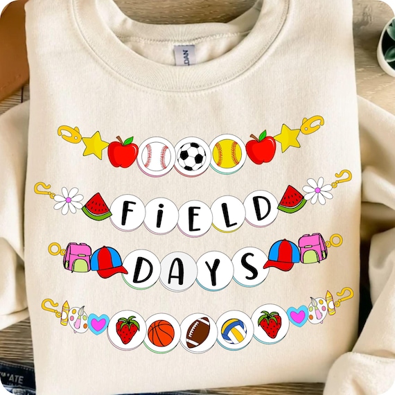 Field Day 2026 Fun Game Sublimation Design: Teacher Squad Trip Shirt for School Camping & Outdoor Activities