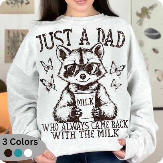 Funny Raccoon Dad Meme PNG: Father's Day Sublimation (Digital Download)