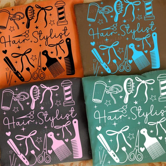 Hair Stylist PNG Design: Teacher Appreciation Gift Clipart (Digital Download, Cricut Ready)