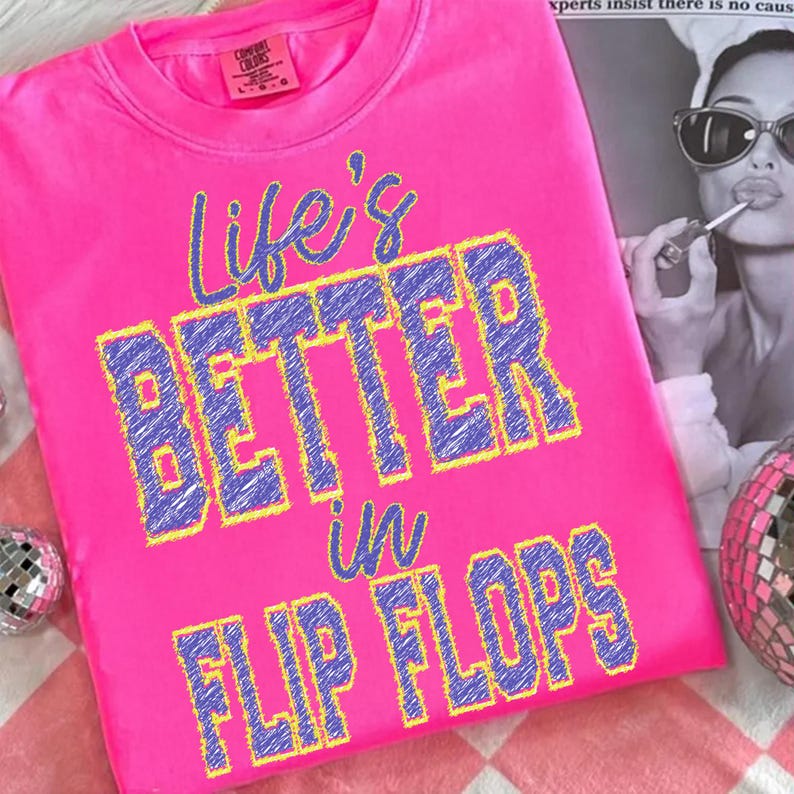 6 Preppy Summer PNG Bundle Strandcitat Sublimeringsdesigner Neon Semestervibbar Skjorta Grafik Retro Kust PNG Pack DTF Transferfiler bild 6