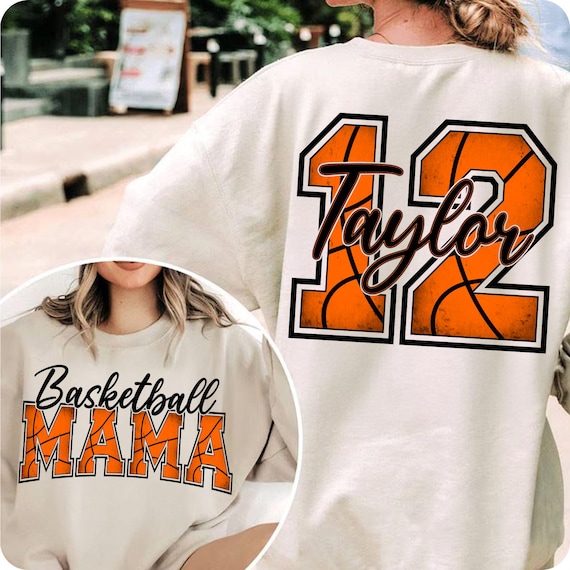 Customizable Basketball Mom Game Day Shirt Design PNG for Sublimation - Digital Download