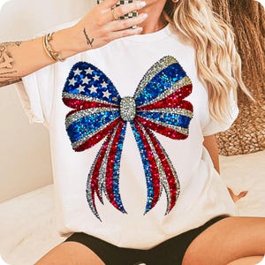 usa png, coquette bow png, faux rhinestone png, red white blue, 4th of july png, patriotic png, america png, girly usa png, american girl png, memorial day png, rhinestone png, usa coquette png, july 4 png