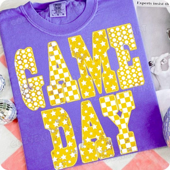 Vintage Football Mom Checkered Star Design PNG | Preppy Gameday Digital Download for Shirts