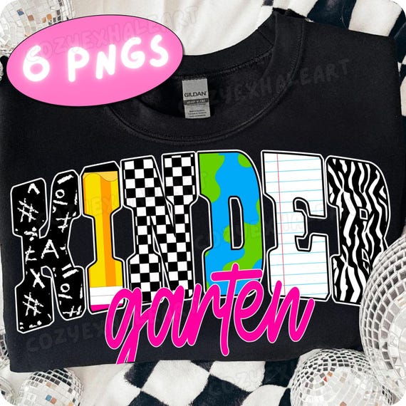 Preppy Teacher Shirt Designs: Checkered Back to School PNG Bundle (Digital Download