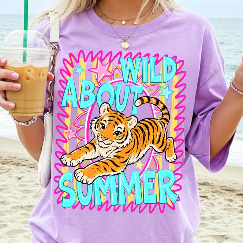 Vacation Mode Big Cat PNG Sublimation Graphic on Mug and Tote Bag