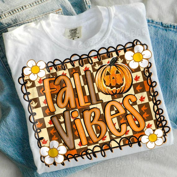 Retro Floral Pumpkin Sublimation Design: Boho Fall PNG Digital Download for Autumn Crafts