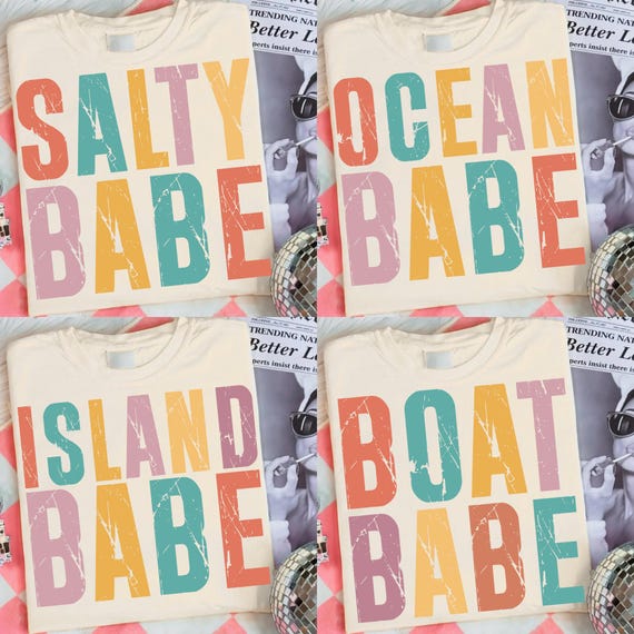 Neon Summer PNG Bundle: Beach Life Shirt Designs (Instant Download)