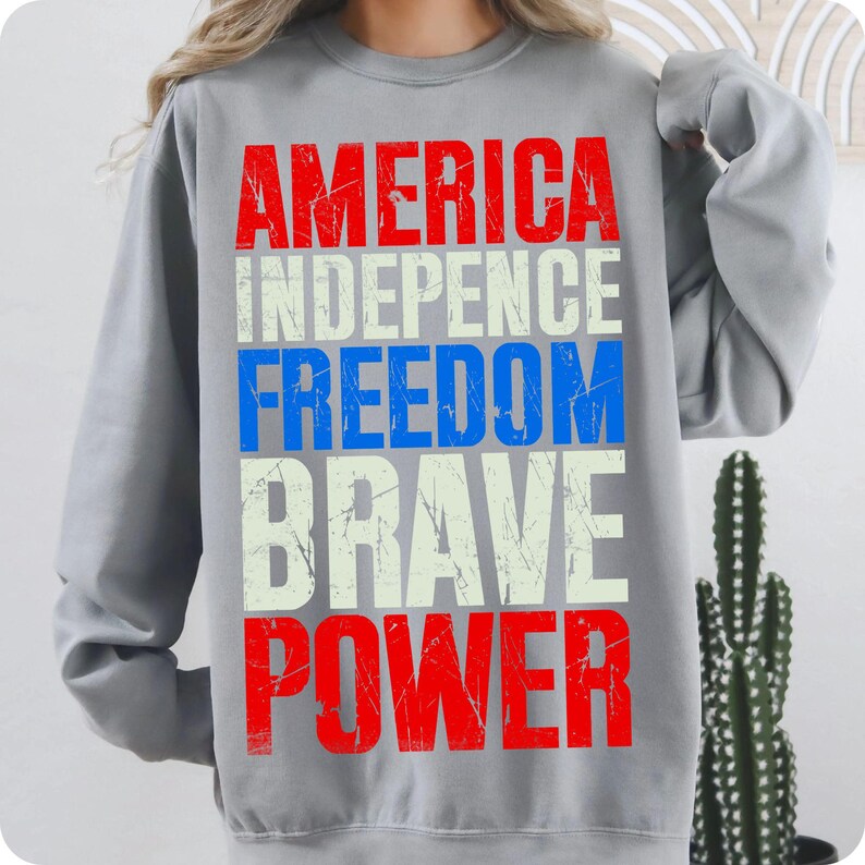 Examples of merchandise created using the 4th of July PNG bundle, including festive t-shirts and patriotic mugs with summer-themed designs.