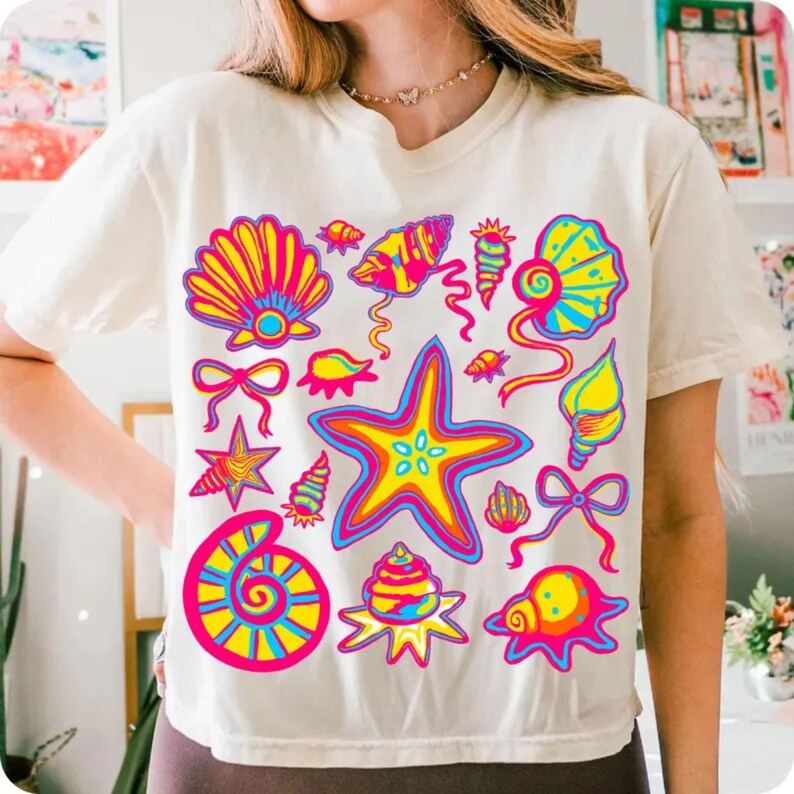 Cute Preppy Summer Clam Coquette