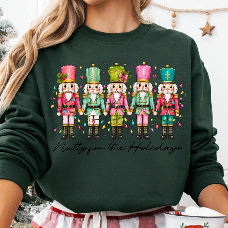 Close-up details of the Nutty for the Holidays Nutcracker PNG Design