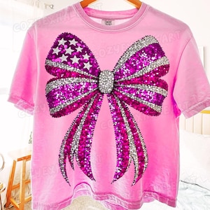 Faux Rhinestone Breast Cancer Coquette Bow PNG Sublimation Design, In October We Wear Pink Awareness Graphic, Game Day, Football Moms Gift.