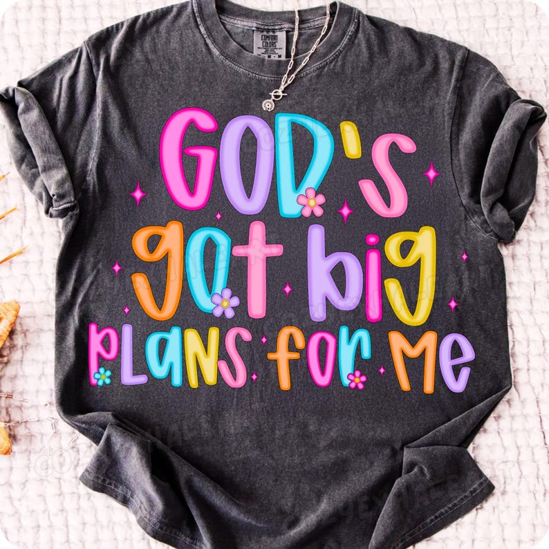 Beautiful Christian toddler shirt sublimation design presentation