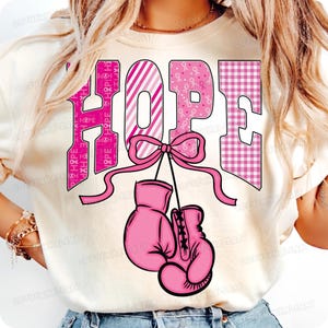 Retro Pink Ribbon Cow PNG: Breast Cancer Awareness Sublimation Design (Digital Download
