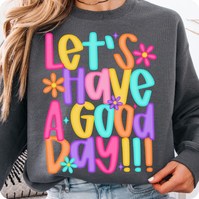 Aesthetic Positivity Sublimation Crafting Print Example