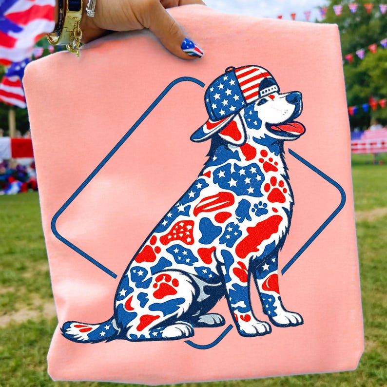 Camo Labrador PNG 4th of July Patriotic Dog Hunting Sublimation Design USA American Flag Lab Digital Download Boys Hunter Independence Day image 4