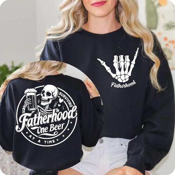 Funny Dad PNG: Surviving Fatherhood Beer Design (Digital Download)