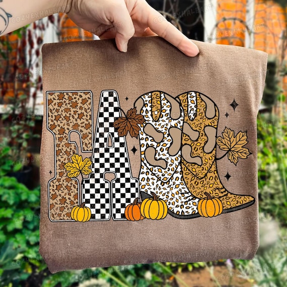 Trendy Leopard Pumpkin Sublimation Design: Fall Digital Download for Halloween Shirts & Decor