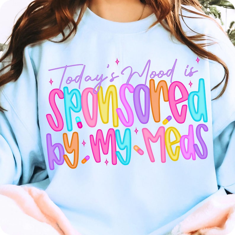 Funny Mental Health Digital Download PNG by CozyExhaleART