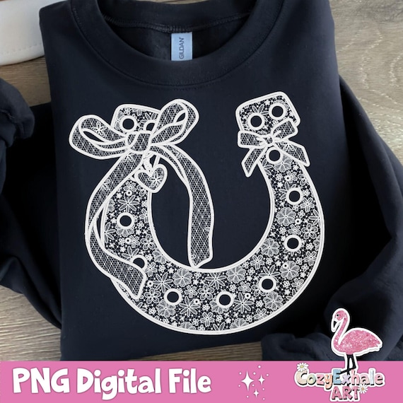 Lace Shamrock PNG: St Patrick's Day Coquette Design (Digital Download)